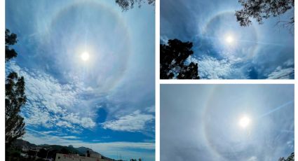 Halo solar sorprende en México... ¿tiene relación con la tormenta solar? (FOTOS)