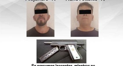 Armados y peligrosos, detienen en Temixco a dos masculinos