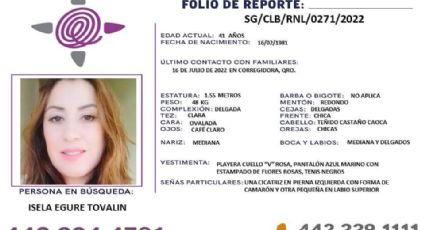 Familiares de Isela Egure Tovalín piden ayuda para su pronta localización