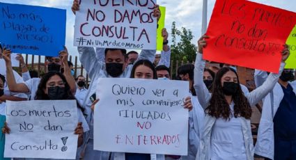 Estudiantes de medicina salen a las calles para exigir seguridad