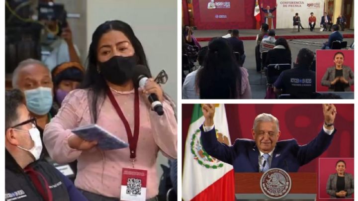 Pleito en la 'mañanera': reportera llama 'palero' a Hans Salazar y reclama a AMLO