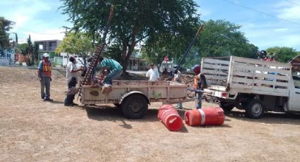 ¡No lo vamos a permitir! Vecinos en Tampico denuncian invasión de área verde en el municipio