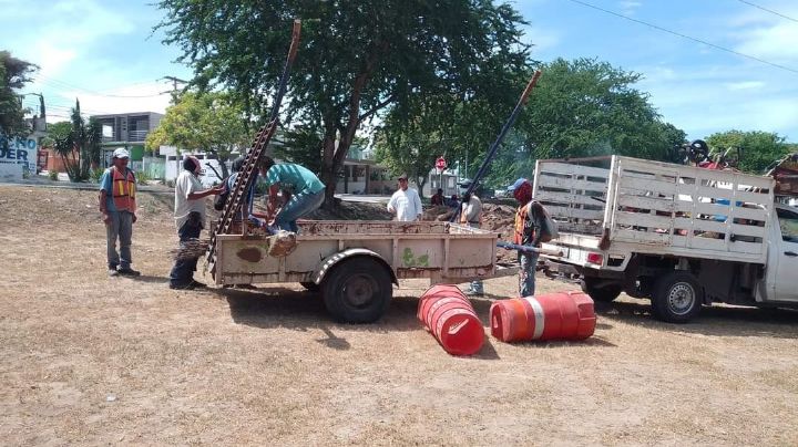 ¡No lo vamos a permitir! Vecinos en Tampico denuncian invasión de área verde en el municipio