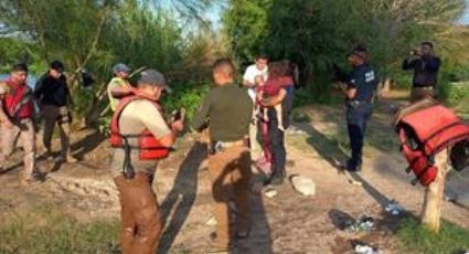 Agentes mexicanos salvan a cinco migrantes del río Bravo