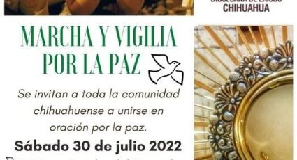 Convocan a "marcha y vigilia por la paz"