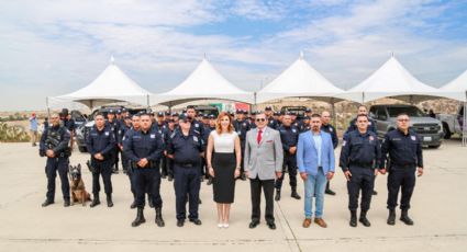 Da Marina del Pilar bienvenida a 102 nuevos policías para Baja California