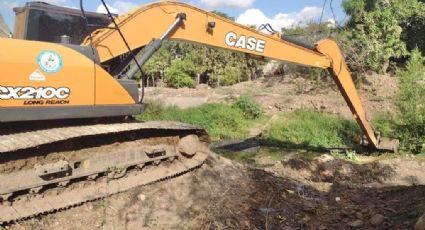 Avanza desazolve de canales y drenes por las lluvias en Elota 