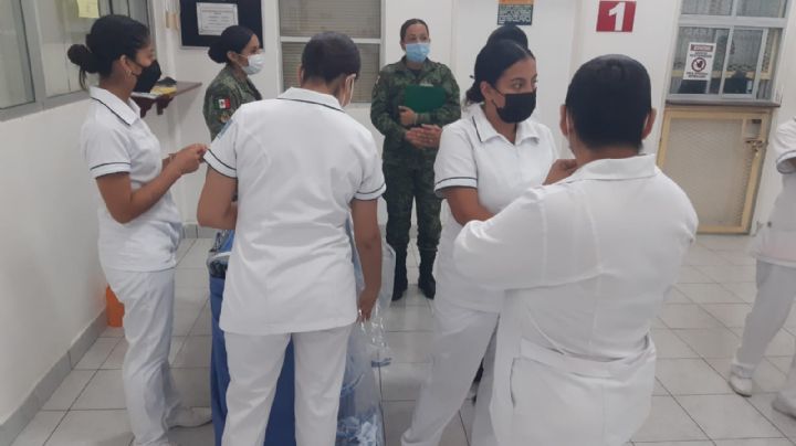 Vacunas Anticovid se agotan en Hospital Militar de Tampico