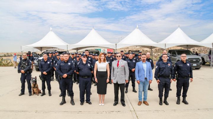 Da Marina del Pilar bienvenida a 102 nuevos policías para Baja California