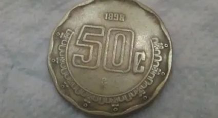 ¿Qué hace especial a la moneda de 50 centavos que se vende en 23 mil pesos?