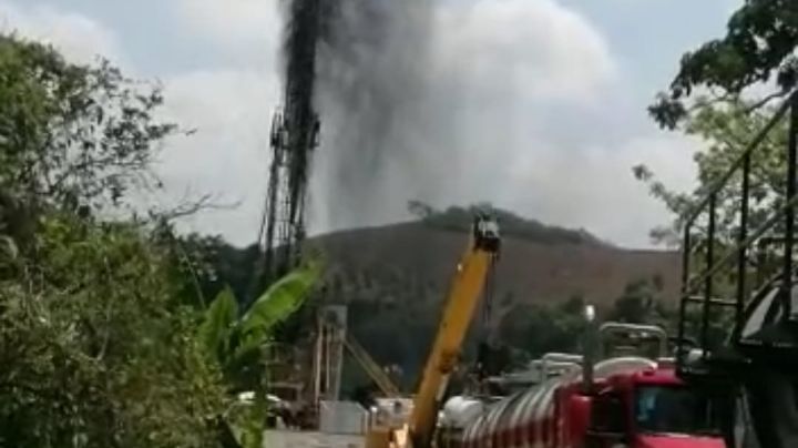 Reportan incontrolable fuga de petróleo crudo en Veracruz