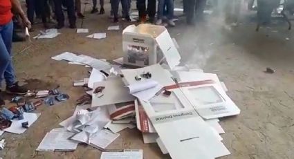 Elecciones internas de Morena: militantes queman urnas en Chiapas