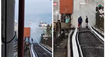 Otra falla en el Metro: reportan corto circuito en la Línea 2