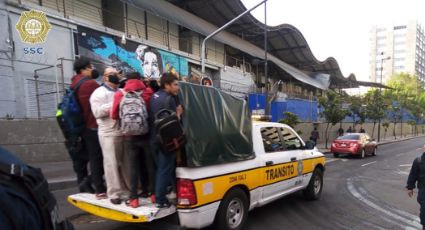 Falla en la Línea 2 del Metro desata caos en Tlalpan; RTP ofrece servicio a usuarios