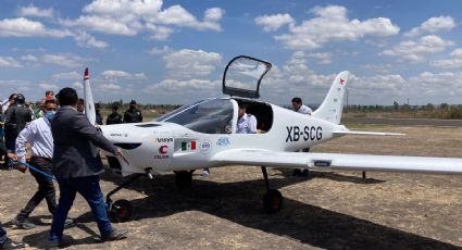 Despega Halcón 2, primer avión mexicano