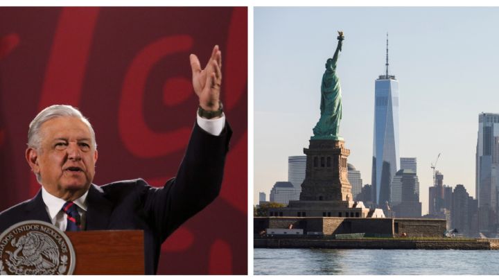 AMLO amaga con campaña para quitar la Estatua de la Libertad en Nueva York