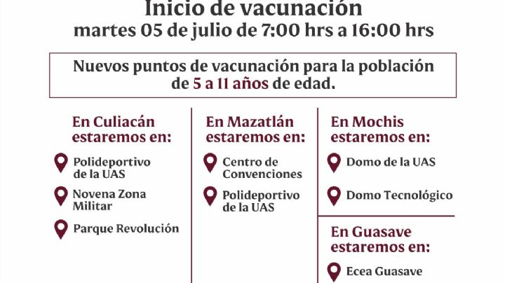 Exhorta SALUD a padres de familia a registrar a niñas y niños para recibir vacuna contra Covid-19