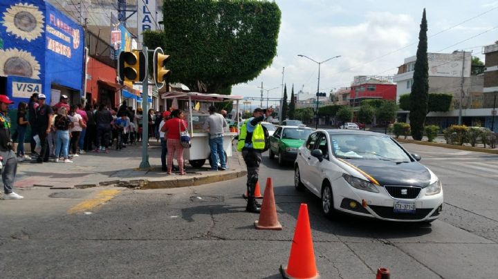 Vacunación causa caos vial, utiliza vías alternas