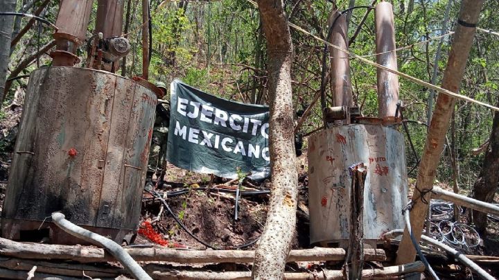 Ejército asegura 7 laboratorios de drogas en Sinaloa.