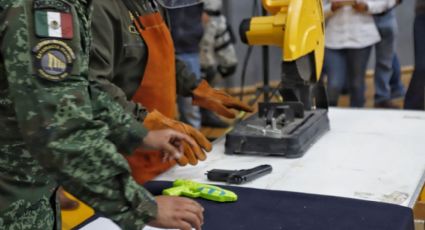 Tres armas recabadas en Feria de Paz y Desarme Voluntario