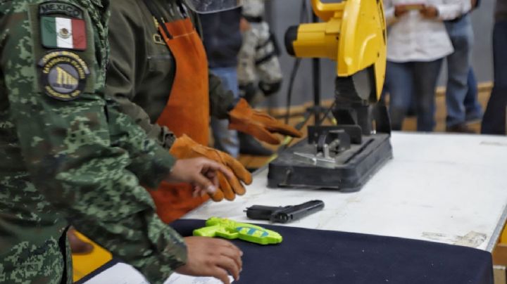 Tres armas recabadas en Feria de Paz y Desarme Voluntario