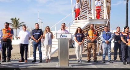 "Baywatch" Boca del Rio, renovación en torres de guardavidas