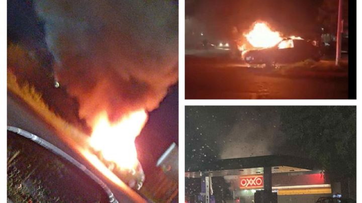 Terror en Jalisco 'salpica' a Guanajuato: Incendian autos y comercios