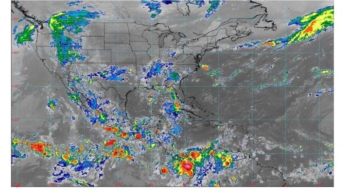 Pronóstico de chubascos y lluvias fuertes para la tarde de este miércoles