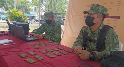 Ciudadanos altamirenses canjearon dos armas de uso exclusivo del ejercito