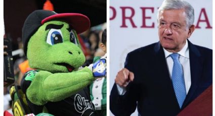 Botarga VIP: AMLO reprueba (pero justifica) ‘aventón’ de Marina a mascota de beisbol