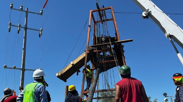 Mineros en Coahuila: Extraen 97% de agua y ya hay condiciones para rescate en pozo