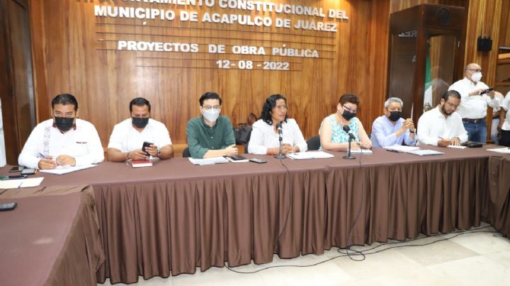 Presenta Abelina López a regidores, proyectos de obra pública para Acapulco