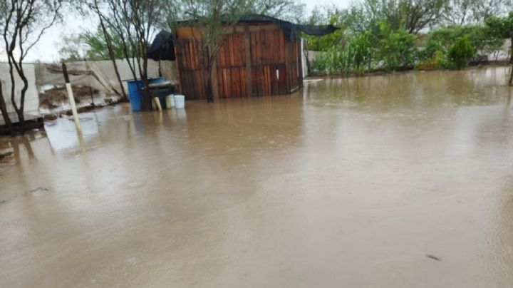 Lluvias en BCS: Aguaceros dejan a 30 familias bajo el agua en "El "Carrizal"