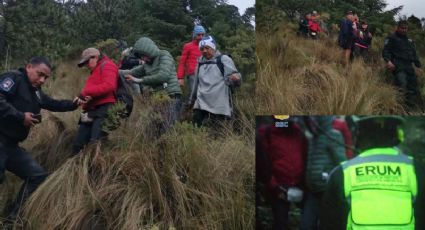 Perdidos en el Ajusco: Así fue el rescate de las 14 personas en el Pico de Águila