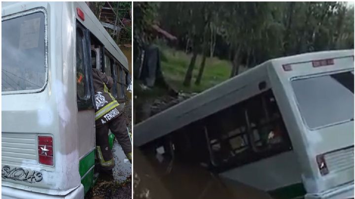 Accidente en Xochimilco: microbús cae a un canal y hay al menos 8 lesionados