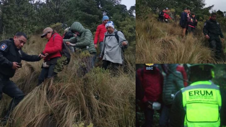 Perdidos en el Ajusco: Así fue el rescate de las 14 personas en el Pico de Águila