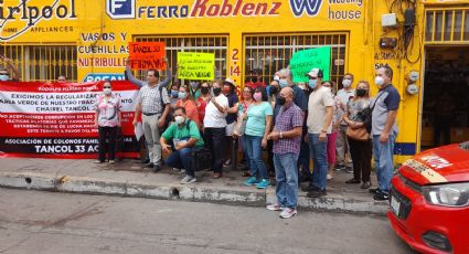 ¡Se niegan a escriturar! Vecinos protestan contra sindicato petrolero