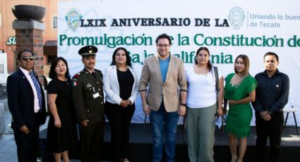 Gobierno de Tecate conmemora el 69 aniversario de la promulgación de la constitución política de BC