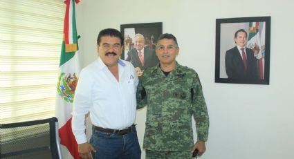 Construye Guardia Nacional cuartel en Tihuatlán; Leobardo Gómez brinda todas las facilidades