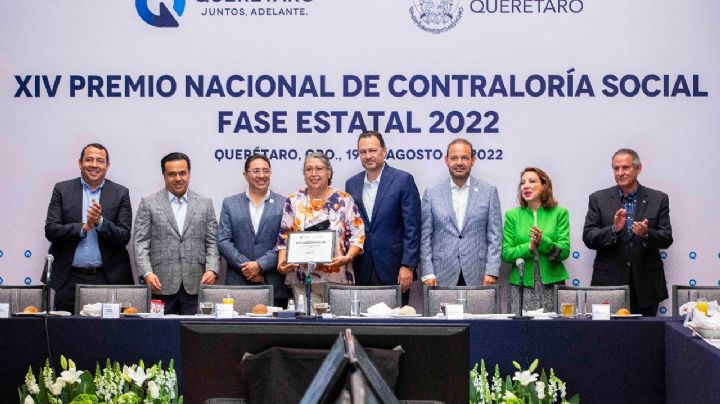 Reconoce Gobernador a participantes del Premio Nacional de Contraloría Social