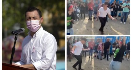 (VIDEO) Colosio saca 'los prohibidos': baila cumbia en homenaje a Celso Piña