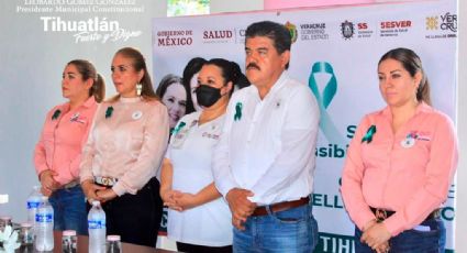 Refuerza el DIF de Tihuatlán acciones contra el cáncer en mujeres