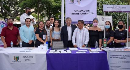 El Ayuntamiento de Cuernavaca participa en la Jornada “Comisionado en tu Plaza” del IMIPE