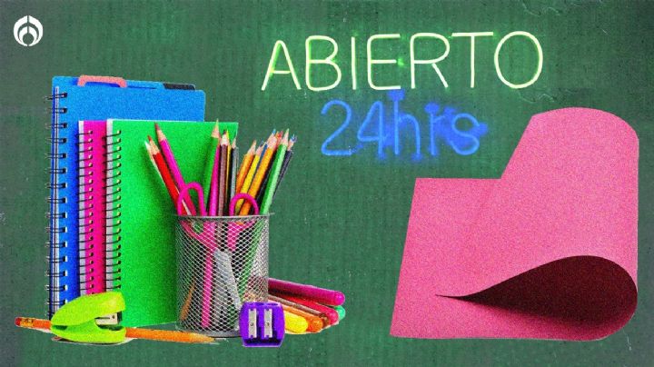 ¡La cartulinaaa! ¿No has comprado los útiles? Papelerías que abren las 24 horas