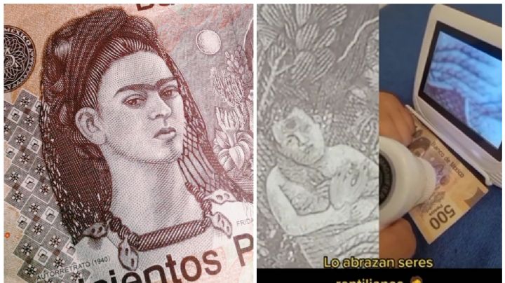 ¿Reptilianos en el billete de 500 pesos? Esto sabemos