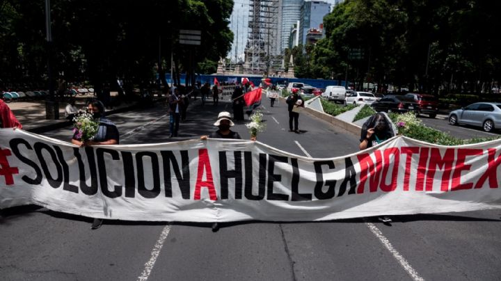 Huelga de Notimex: Trabajadores cumplirán 900 días en paro y alistan marchas