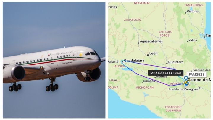 Avión presidencial se 'sacude': hace vuelo de hora y media, ¿a dónde fue?