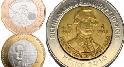 ¡No las eches a la alcancía! 3 monedas de 'colección' con las que puedes ganar miles de pesos