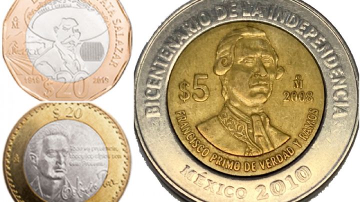 ¡No las eches a la alcancía! 3 monedas de 'colección' con las que puedes ganar miles de pesos