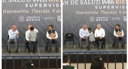 (VIDEO) Niño se ‘cuela’ en evento de AMLO: le pide que saque a su papá de la cárcel